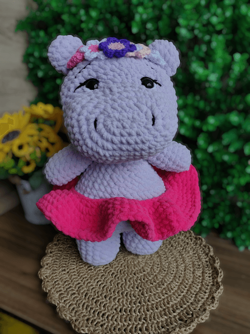 Hipopótamo con Tutú