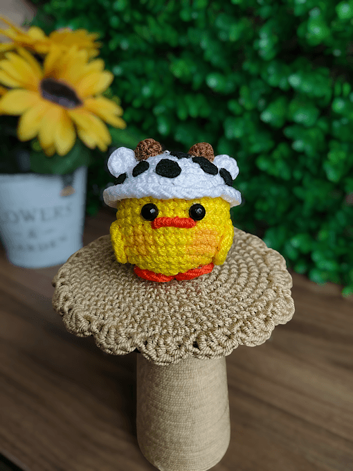Pollito sombrero vaca